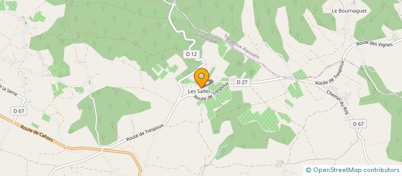 localisation de l'entreprise MONSIEUR FRANCK NOE  VILLESEQUE