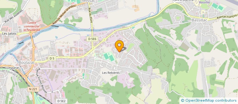 localisation de l'entreprise MONSIEUR FRANCK NOEL  BOULAZAC ISLE MANOIRE