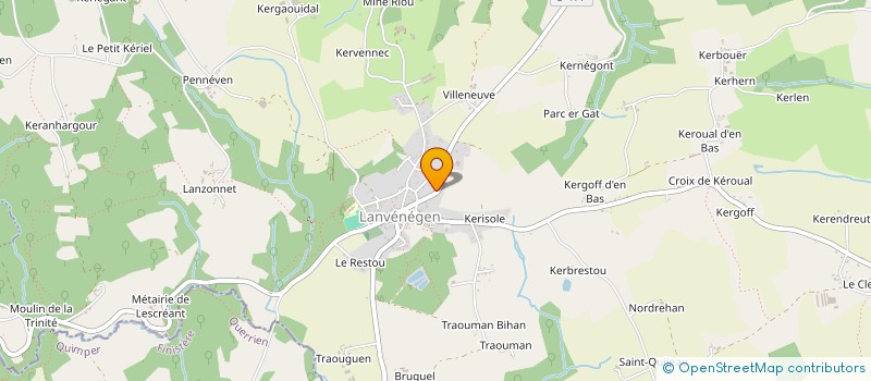 localisation de l'entreprise MONSIEUR FRANCK NOIROT  LANVENEGEN