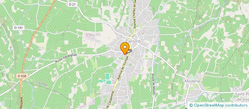 localisation de l'entreprise MONSIEUR FRANCK NOLLE  CAROMB