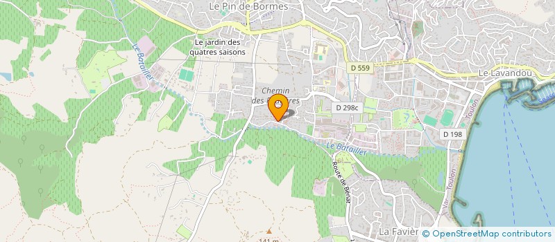 localisation de l'entreprise MONSIEUR FRANCK NOUAILLE  BORMES-LES-MIMOSAS