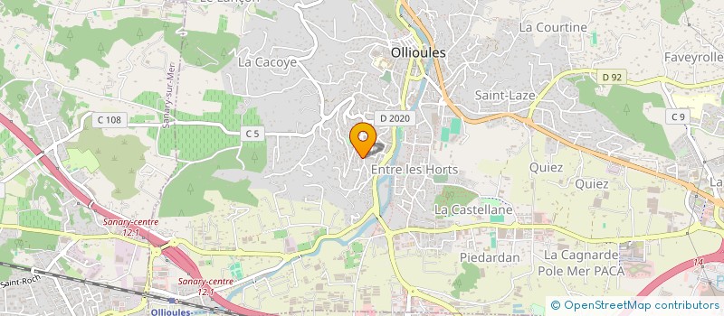localisation de l'entreprise MONSIEUR FRANCK NOUVELLON à OLLIOULES