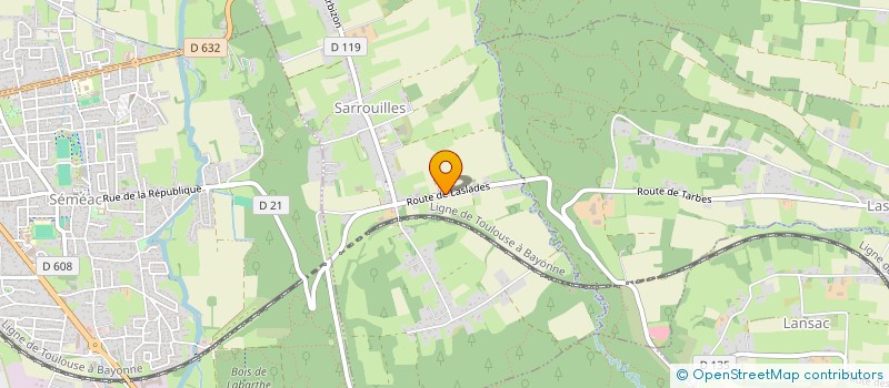 localisation de l'entreprise MONSIEUR FRANCK NUSS  SARROUILLES