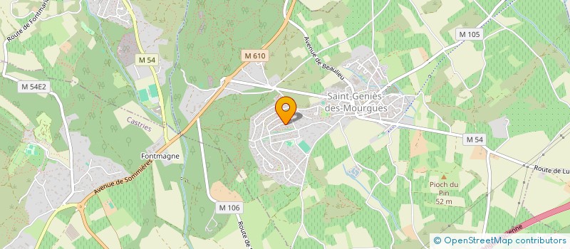 localisation de l'entreprise MONSIEUR FRANCK OLIVA  SAINT-GENIES-DES-MOURGUES