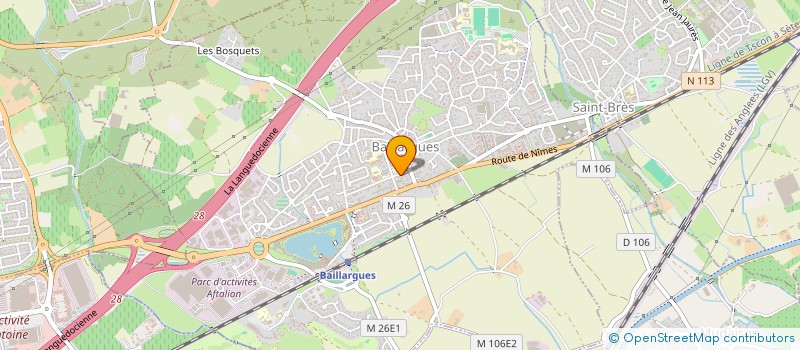 localisation de l'entreprise MONSIEUR FRANCK OLIVAIN à BAILLARGUES