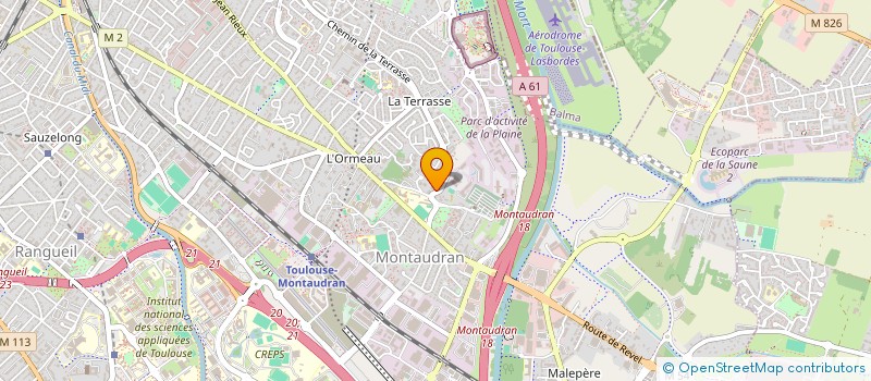 localisation de l'entreprise MONSIEUR FRANCK-OLIVIER BEUGRE à TOULOUSE