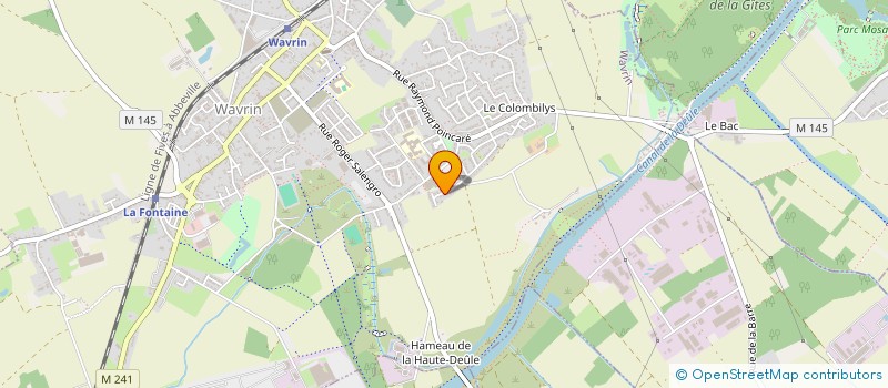 localisation de l'entreprise MONSIEUR FRANCK-OLIVIER DENAYER  WAVRIN