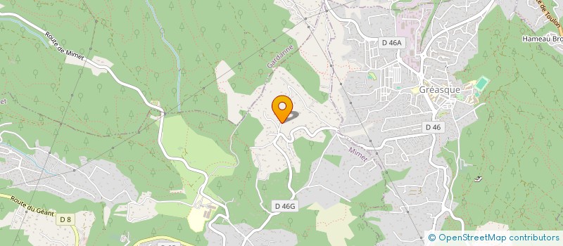 localisation de l'entreprise MONSIEUR FRANCK OLIVIERI  MIMET