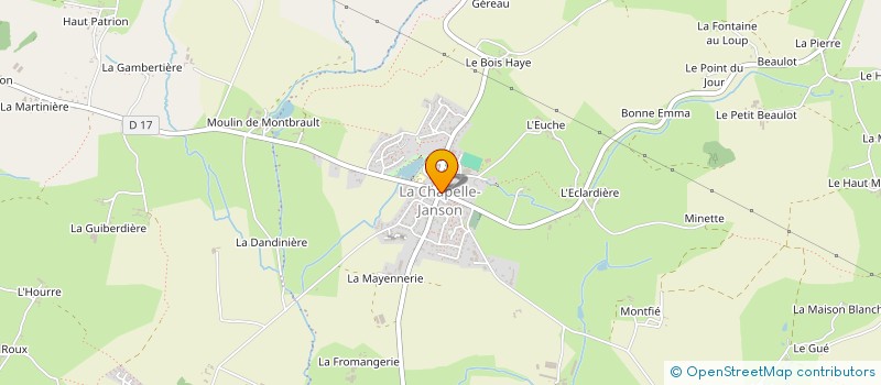 localisation de l'entreprise MONSIEUR FRANCK OLLIVIER à LA CHAPELLE FLEURIGNE