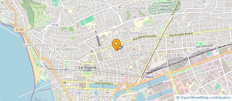 localisation de l'entreprise MONSIEUR FRANCK OMONT  LE HAVRE