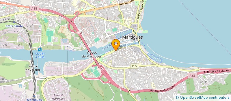 localisation de l'entreprise MONSIEUR FRANCK OSUNA PRADOS à MARTIGUES