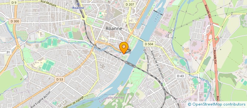 localisation de l'entreprise MONSIEUR FRANCK OTREBOWSKI  ROANNE