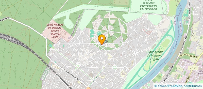 localisation de l'entreprise MONSIEUR FRANCK OUAZANA  MAISONS-LAFFITTE