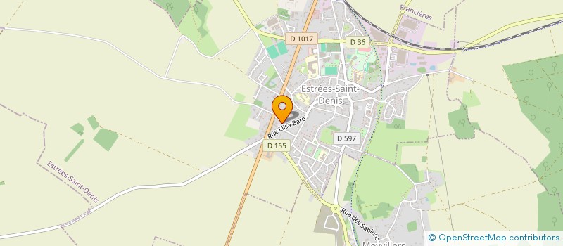 localisation de l'entreprise MONSIEUR FRANCK OUDIN  ESTREES-SAINT-DENIS