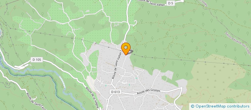 localisation de l'entreprise MONSIEUR FRANCK OUDOT à SAINT-CEZAIRE-SUR-SIAGNE
