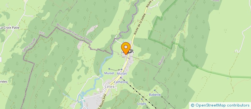 localisation de l'entreprise MONSIEUR FRANCK OUVRARD  MIJOUX