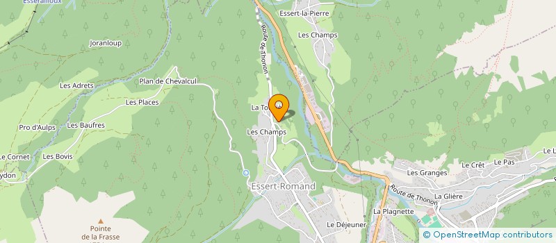 localisation de l'entreprise MONSIEUR FRANCK OUVRIER BUFFET à ESSERT-ROMAND