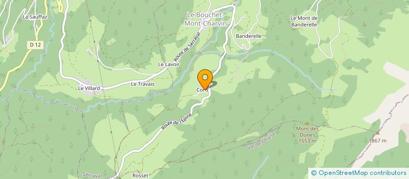 localisation de l'entreprise MONSIEUR FRANCK PACCARD  THONES