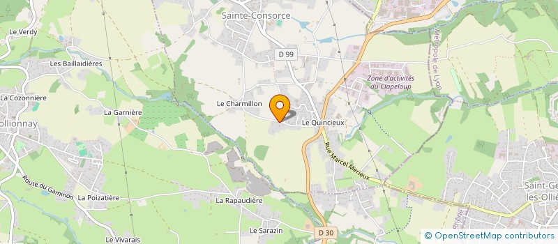 localisation de l'entreprise MONSIEUR FRANCK PAILLERON  SAINTE-CONSORCE