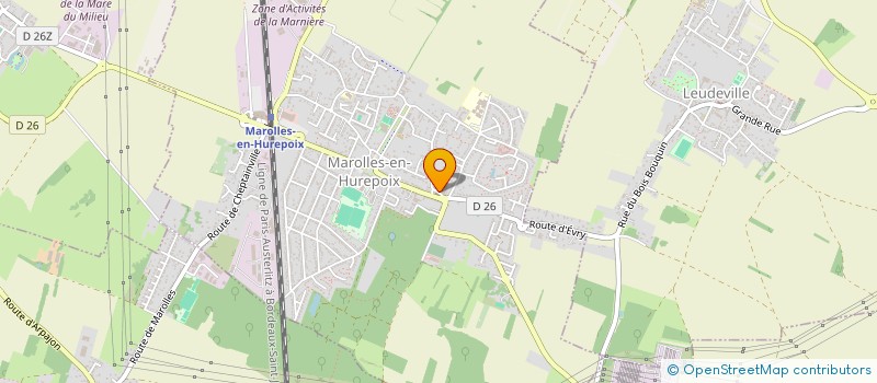 localisation de l'entreprise MONSIEUR FRANCK PAPIN  LEUDEVILLE