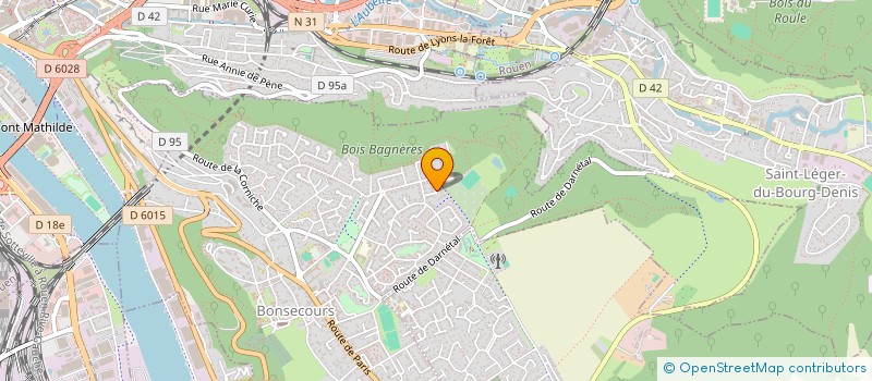 localisation de l'entreprise MONSIEUR FRANCK PAQUE  BONSECOURS