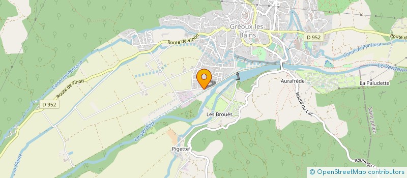 localisation de l'entreprise MONSIEUR FRANCK PARIENTE à GREOUX-LES-BAINS