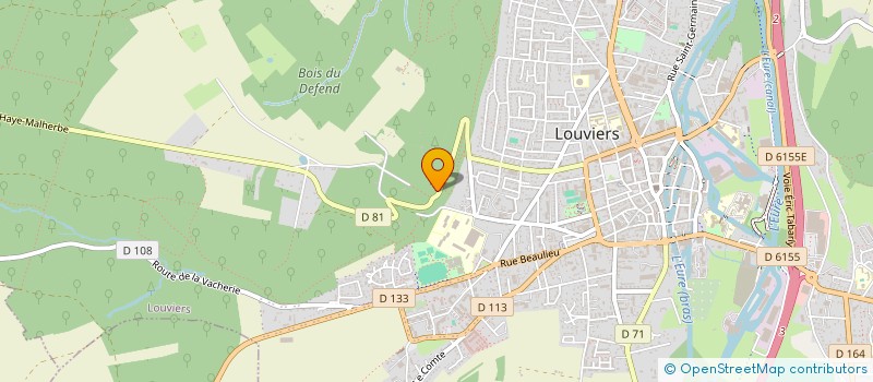 localisation de l'entreprise MONSIEUR FRANCK PARIS  LOUVIERS