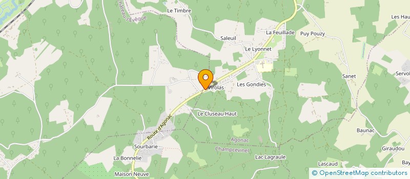 localisation de l'entreprise MONSIEUR FRANCK PARIS  PERIGUEUX