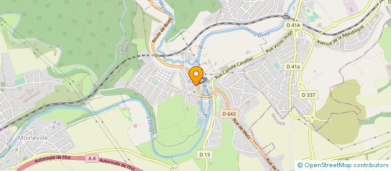 localisation de l'entreprise MONSIEUR FRANCK PARISOT  JUF