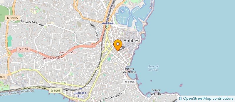 localisation de l'entreprise MONSIEUR FRANCK PARRADO à ANTIBES