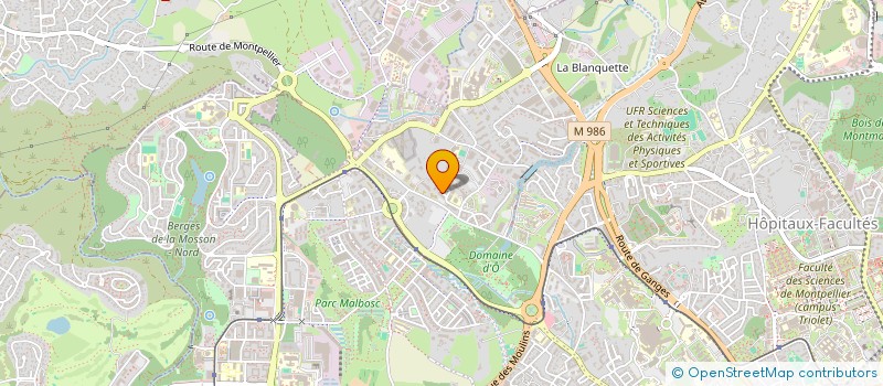 localisation de l'entreprise MONSIEUR FRANCK PARSEGHIAN à MONTPELLIER
