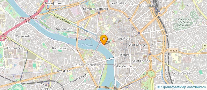 localisation de l'entreprise MONSIEUR FRANCK PARTOUCHE à TOULOUSE