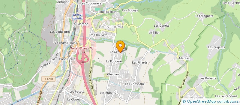 localisation de l'entreprise MONSIEUR FRANCK PASCAL JEAN PECOT  GRESY-SUR-AIX