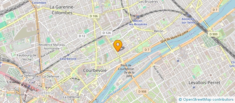 localisation de l'entreprise MONSIEUR FRANCK PASCAL LOUIS BRICOUT à COURBEVOIE