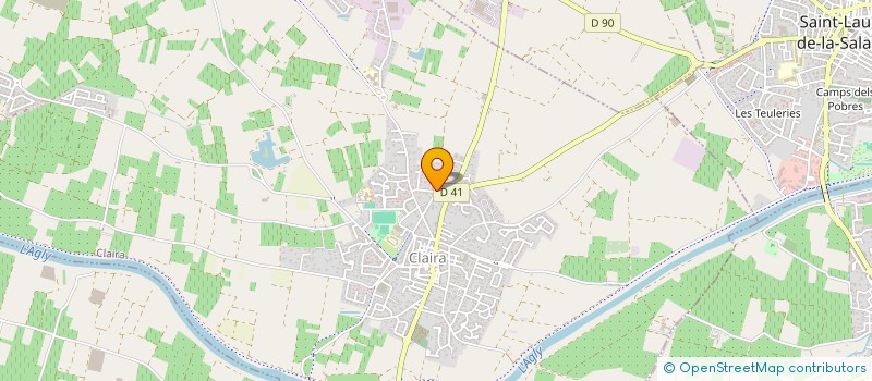 localisation de l'entreprise MONSIEUR FRANCK PATRICE  CLAIRA