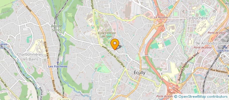 localisation de l'entreprise MONSIEUR FRANCK PATRICK ZEGOUA  ECULLY