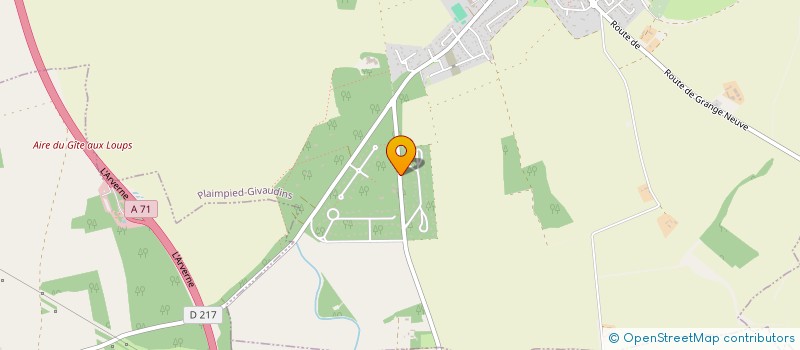 localisation de l'entreprise MONSIEUR FRANCK PAUL MAUREL  PLAIMPIED-GIVAUDINS