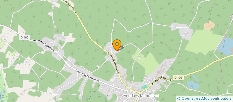 localisation de l'entreprise MONSIEUR FRANCK PAULOIN  VENDAYS-MONTALIVET