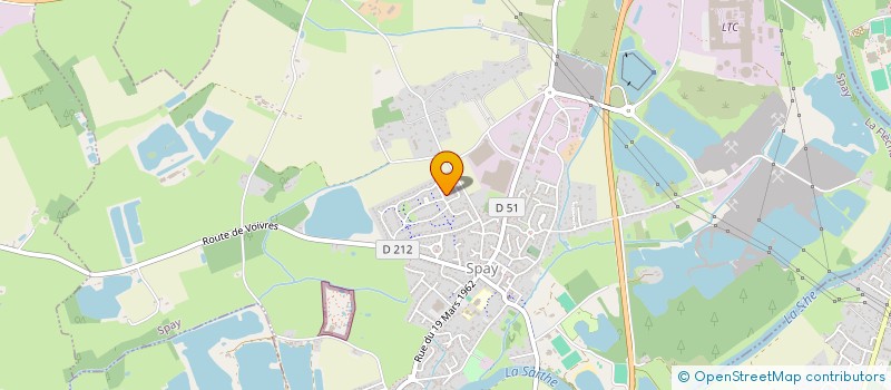 localisation de l'entreprise MONSIEUR FRANCK PAVY  SPAY