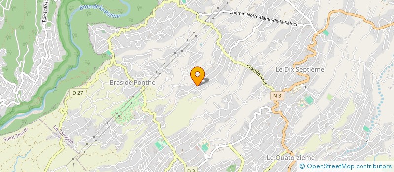 localisation de l'entreprise MONSIEUR FRANCK PAYET  LE TAMPON