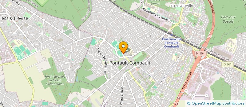 localisation de l'entreprise MONSIEUR FRANCK PAYS à PONTAULT-COMBAULT