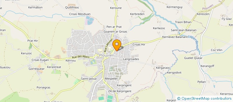 localisation de l'entreprise MONSIEUR FRANCK PEDRA  PLOUVIEN