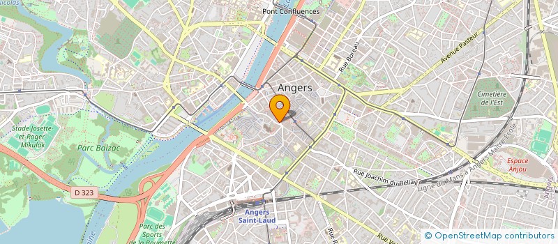localisation de l'entreprise MONSIEUR FRANCK PELERBE à ANGERS