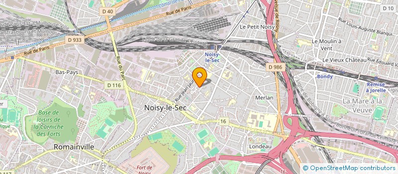 localisation de l'entreprise MONSIEUR FRANCK PELTIER à NOISY-LE-SEC