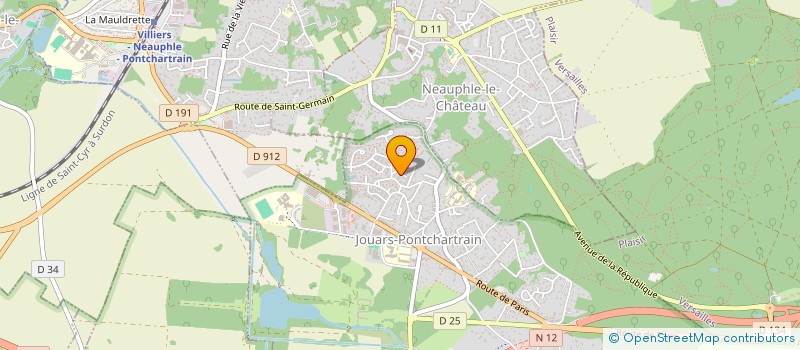 localisation de l'entreprise MONSIEUR FRANCK PENET  JOUARS-PONTCHARTRAIN