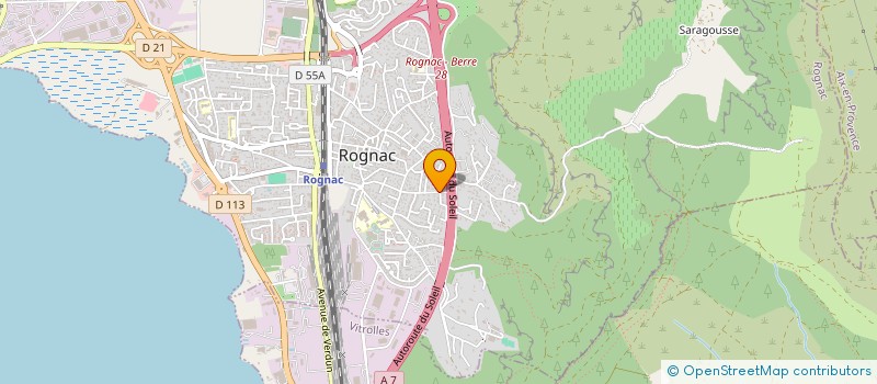 localisation de l'entreprise MONSIEUR FRANCK PERAT  ROGNAC