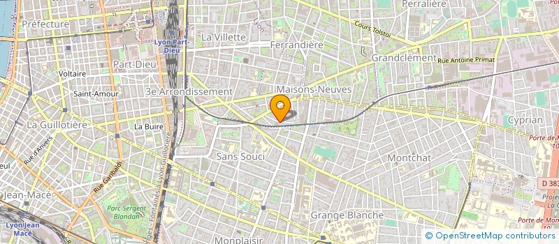 localisation de l'entreprise MONSIEUR FRANCK PEREZ à LYON