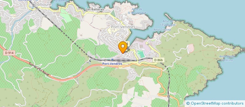 localisation de l'entreprise MONSIEUR FRANCK PEREZ  PORT-VENDRES