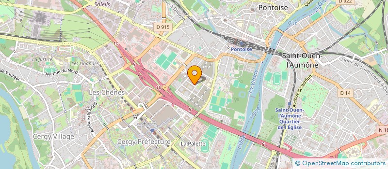 localisation de l'entreprise MONSIEUR FRANCK PERNIN  PONTOISE