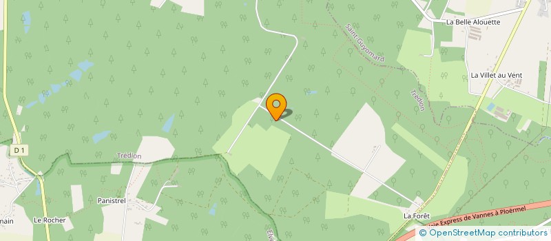 localisation de l'entreprise MONSIEUR FRANCK PERON  SAINT-NOLFF